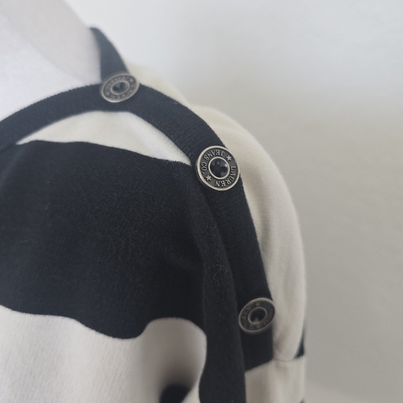 LRL Lauren Jeans Co Ralph Lauren Nautical Striped Sweatshirt Coastal Prep Large - Picture 5 of 7